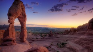 USA Reise Westküste Der Delicate Arch im einzigartigen Arches National Park