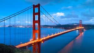 Rundreise USA Westküste Die Golden Gate Bridge ist das Wahrzeichen San Franciscos