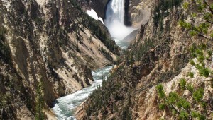 USA Reise Westküste Tiefe Schluchten und Wasserfälle am Yellowstone River