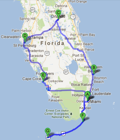 Florida tage bus 10 rundreise Florida entspannt