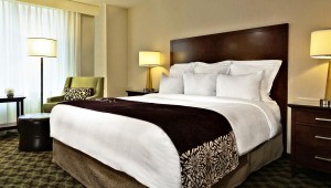 USA Ostküste Reise großzügiges Zimmer im Marriott Hotel in Philadelphia