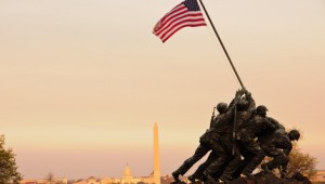 USA Ostküste Reise United States Marine Corps War Memorial in Washington