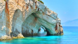Griechenland Inselhüpfen Reise - Blaue Grotten Zakynthos