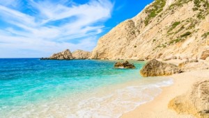 Griechenland Inselhüpfen Reise - Strandbucht Ionische Inseln