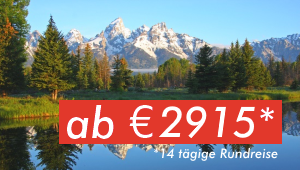 Busrundreise USA Westen – „Faszination Rocky Mountains“ mit Inklusivpaket ab € 2.915,- pro Person